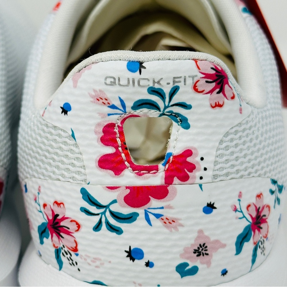 Skechers GOwalk Classic floral print washable bungee sneakers women's 8.5 - Picture 7 of 13